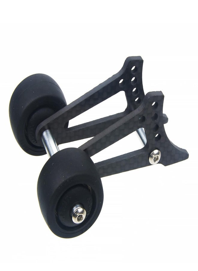TOOMOD CW-01 Carbon Fiber Adjustable Head Up Double Wheelie Bar Kit for Tamiya RC Car Lunch Box Grsshopper Hornet Midnight Pumpkin Chassis Upgrades Parts - Image 3